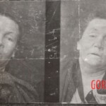 Vintage photo of murdered woman