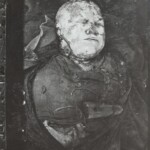 Vintage photo of murdered woman