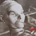 Vintage photo of murdered woman