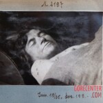 Vintage photo of murdered woman