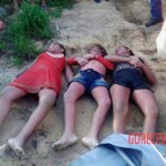 Three drowned girls