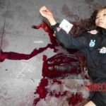 Woman feel from building