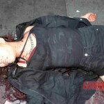 Woman feel from building