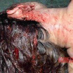 Woman feel from building