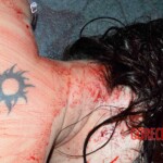 Woman feel from building