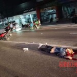 Young Filipina woman hit by speeding van