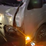 Young Filipina woman hit by speeding van