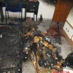 Charred body of woman found inside house