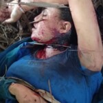 Woman found with her stomach cut open and her throat slit