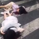 2 young Chinese girls died in car accident