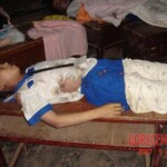 Chinese girls suffered lightning stroke and died