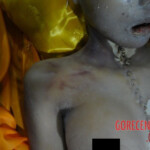 Corpse of young Chinese girl