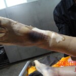 Corpse of young Chinese girl