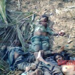 Corpse of Tamil woman