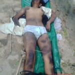 Corpse of Tamil woman