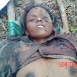 Corpse of Tamil woman