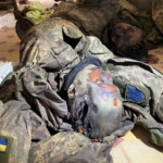 Dead Ukrainian soldier