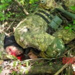 Dead Ukrainian soldier