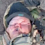 Dead Ukrainian soldier
