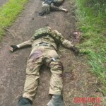 Dead Ukrainian soldier