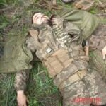 Dead Ukrainian soldier
