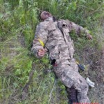 Dead Ukrainian soldier