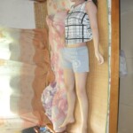 Naked dead lady in bed