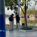 Hanged woman in Cambodia