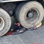 Mother and daughter crushed by truck