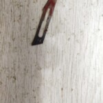 Naked girl self harming