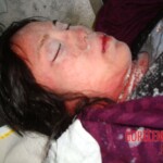 Dead female in morgue