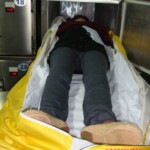 Dead female in morgue