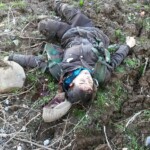 Dead female soldier