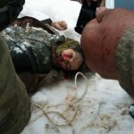 Dead female soldier