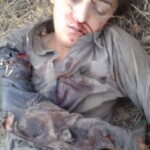 Dead female soldier