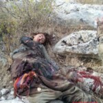 Dead female soldier