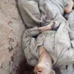 Dead female soldier
