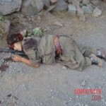 Dead female soldier