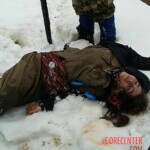 Dead female soldier