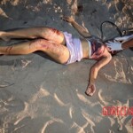 Woman's corpse found on sandy road