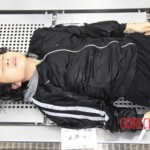 Dead woman in morgue