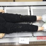 Dead woman in morgue