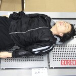 Dead woman in morgue