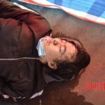 Dead woman in morgue