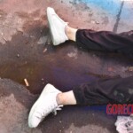 Dead woman in morgue