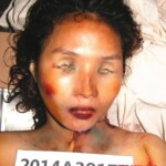 Dead woman in morgue