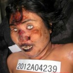 Dead woman in morgue