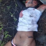 Executed woman in Haiti