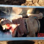 Stabbed woman in river