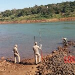 Stabbed woman in river